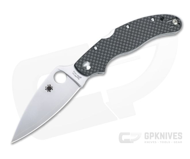 Spyderco Caly 3.5 ZDP-189 San Mai Carbon Fiber Lock Back Folder C144CFPE - SP-C144CFPE