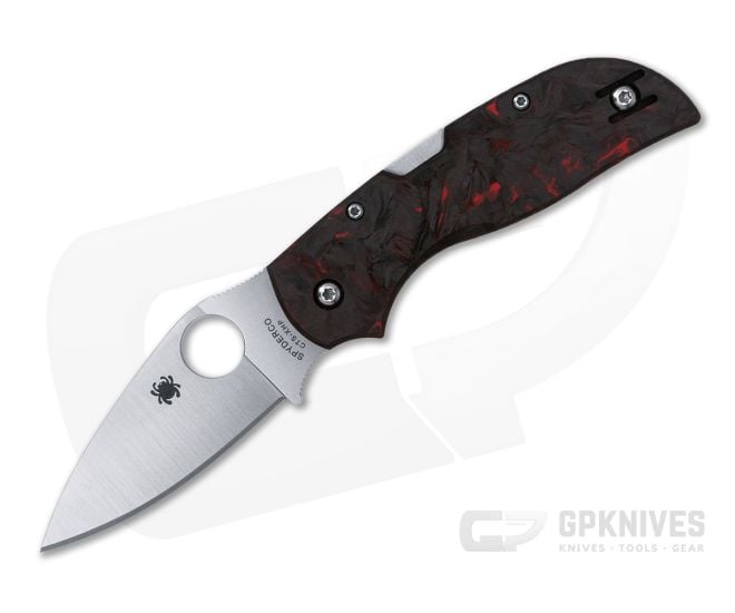 Spyderco Chaparral Red FatCarbon Carbon Fiber - SP-C152CFRDP