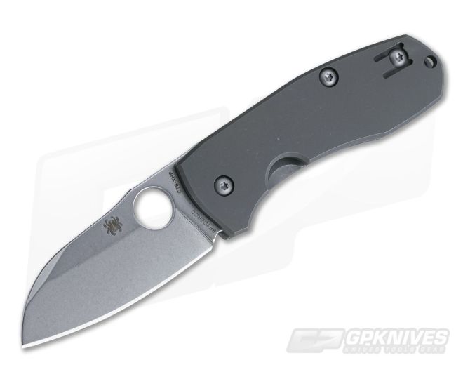 Spyderco Techno 2 Slysz Titanium Frame Lock CTS XHP C158TIP2 - SP-C158TIP2