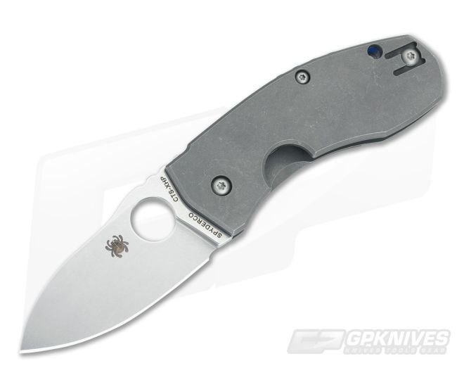 Spyderco Techno XHP Titanium FrameLock C158TIP - SP-C158TIP