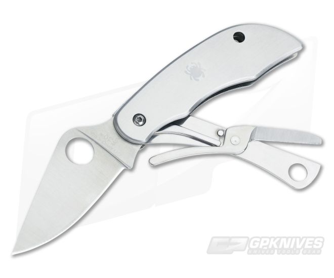 Spyderco ClipiTool Plain Edge Blade & Scissors - SP-C169P