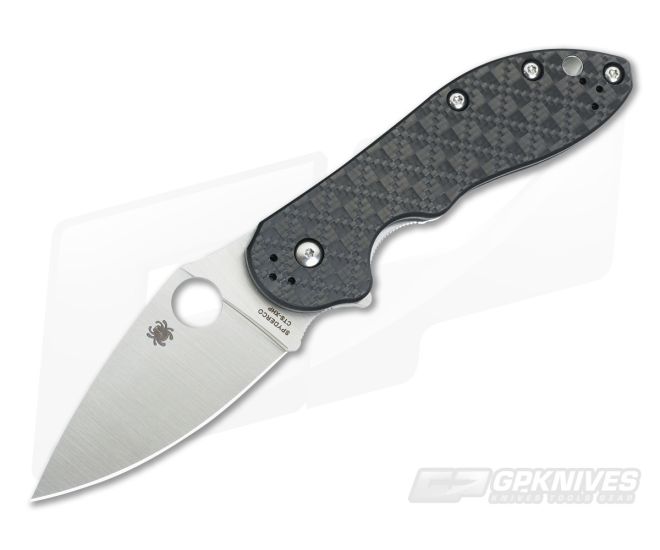 Spyderco Domino Titanium Frame Lock Flipper C172CFTIP - SP-C172CFTIP