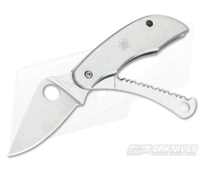 Spyderco ClipiTool Plain & Serrated Blades - SP-C176PS