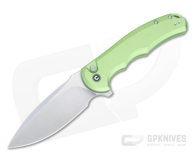 Civivi Button Lock Praxis Flipper Lime Green Aluminum C18026E-3 - CV-C18026E-3