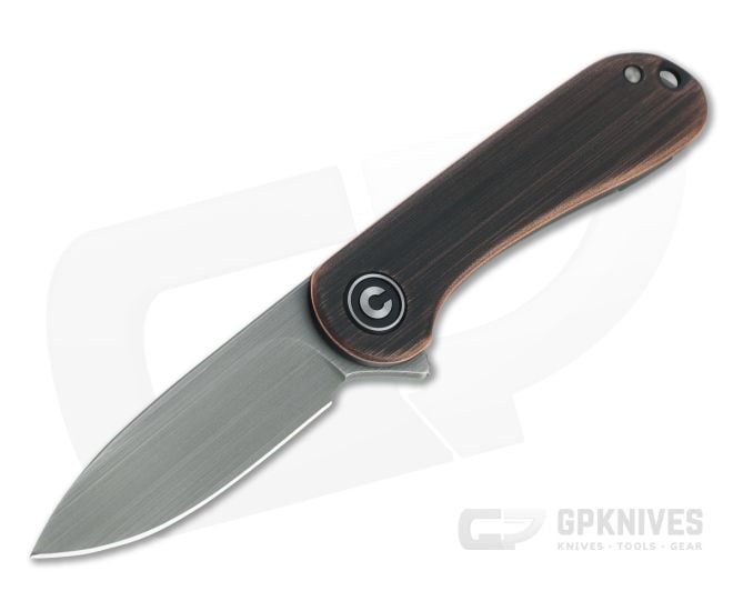 CIVIVI Mini Elementum Copper Frame Lock Flipper Knife C18062Q-2 - CV-C18062Q-2