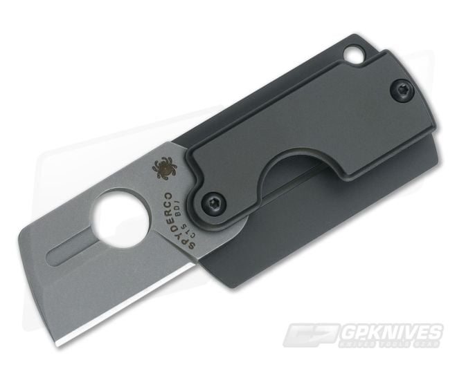 Spyderco Panchenko Dog Tag Folder Gen 4 CTS BD1 Plain C188ALP - SP-C188ALP