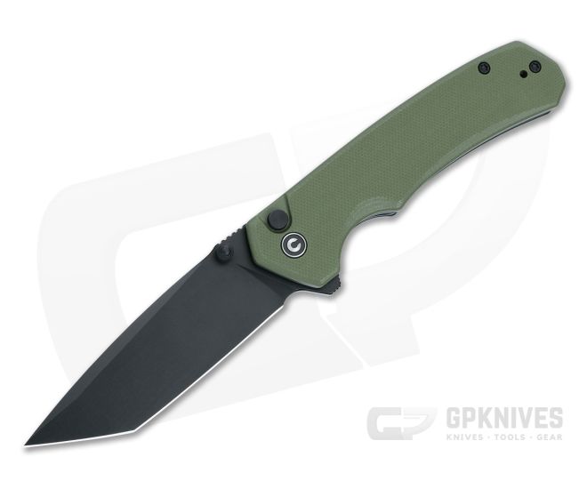 CIVIVI Brazen OD Green G10 Black 14C28N Tanto Point Blade C19059C-2 - CV-C19059C-2