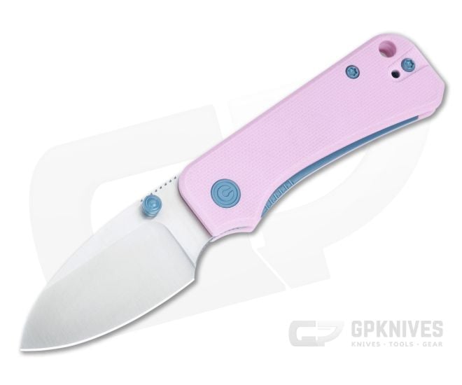 Civivi Baby Banter Pink G10 Folding Knife Satin Nitro-V C19068S-10 - CV-C19068S-10