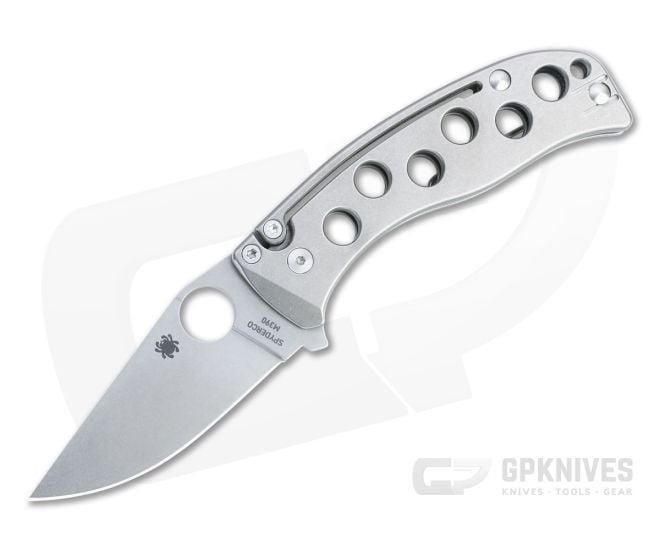 Spyderco Mike Read PITS Sprint Run M390 Titanium Slip Joint Folder C192TIPM390 - SP-C192TIPM390