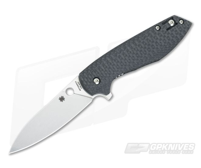 Spyderco Positron Carbon Fiber Liner Lock Flipper C195CFP - SP-C195CFP