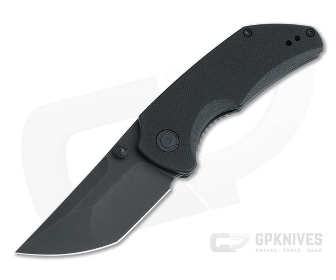 CIVIVI x Christensen Thug 2 Black Stonewashed Nitro-V Black G10 Liner Lock Folder C20028C-1 - CV-C20028C-1