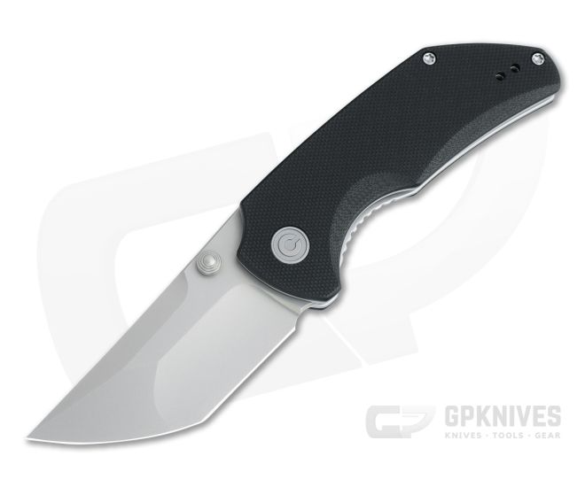 CIVIVI x Christensen Thug 2 Blasted Nitro-V Black G10 Liner Lock Folder C20028C-2 - CV-C20028C-2