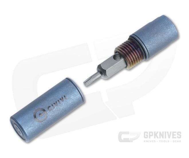 CIVIVI x Hel Key Bit Blue Titanium Keychain Torx Driver C20048-3 - CV-C20048-3