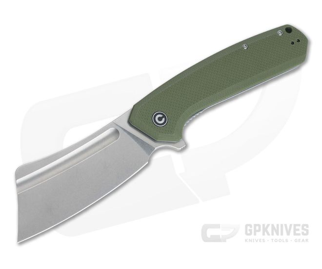 CIVIVI Bullmastiff C2006A OD Green G10 9Cr18MoV Stainless Steel Liner Lock Flipper - CV-C2006A
