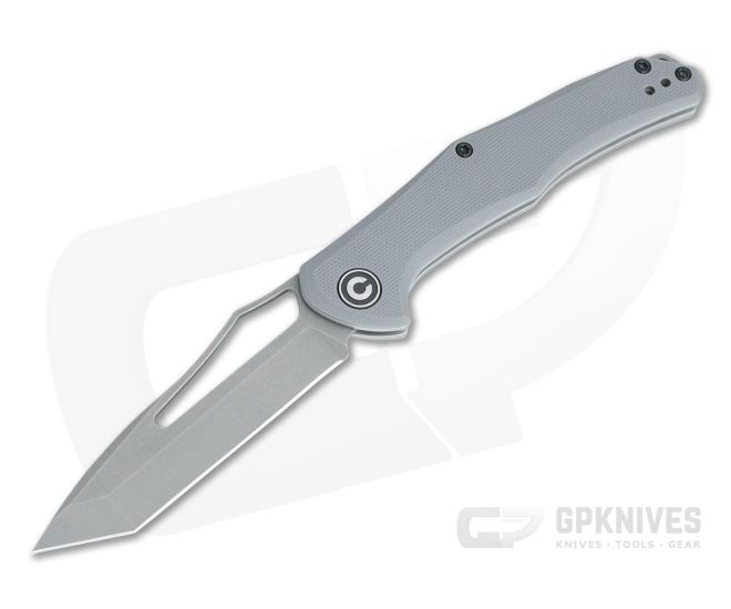 CIVIVI Fracture Tanto C2008B Gray G10 8Cr14MoV Stainless Steel Slip Joint - CV-C2008B