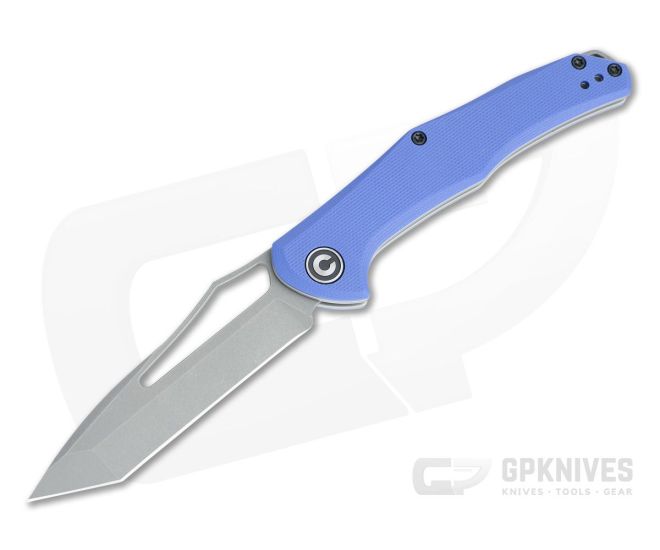CIVIVI Fracture Tanto C2008D Blue G10 8Cr14MoV Stainless Steel Slip Joint - CV-C2008D