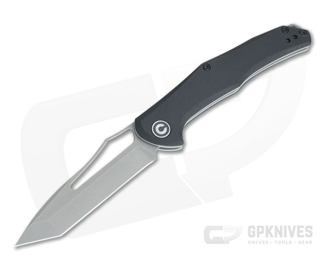 CIVIVI Fracture Tanto C2008E Black G10 8Cr14MoV Stainless Steel Slip Joint - CV-C2008E