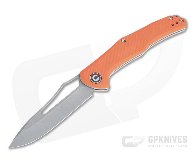 CIVIVI Fracture Drop Point C2009C Orange G10 8Cr14MoV Stainless Steel Slip Joint - CV-C2009C
