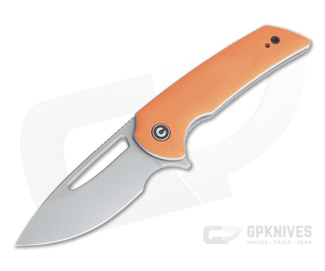 CIVIVI Odium C2010B Ferrum Forge Orange G10 Stonewashed D2 Liner Lock Flipper - CV-C2010B