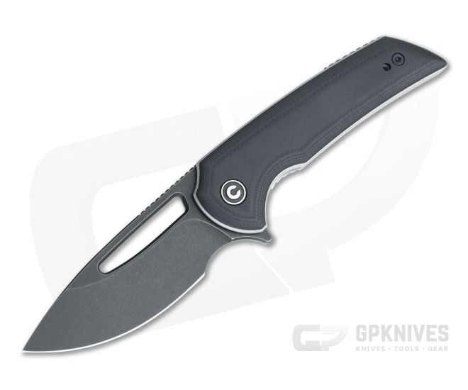 CIVIVI Odium C2010E Ferrum Forge Black G10 Black Stonewashed D2 Liner Lock Flipper - CV-C2010E