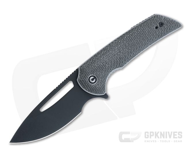 CIVIVI Odium Dark Green Micarta Handle Black Stonewashed D2 Liner Lock Flipper C2010G - CV-C2010G