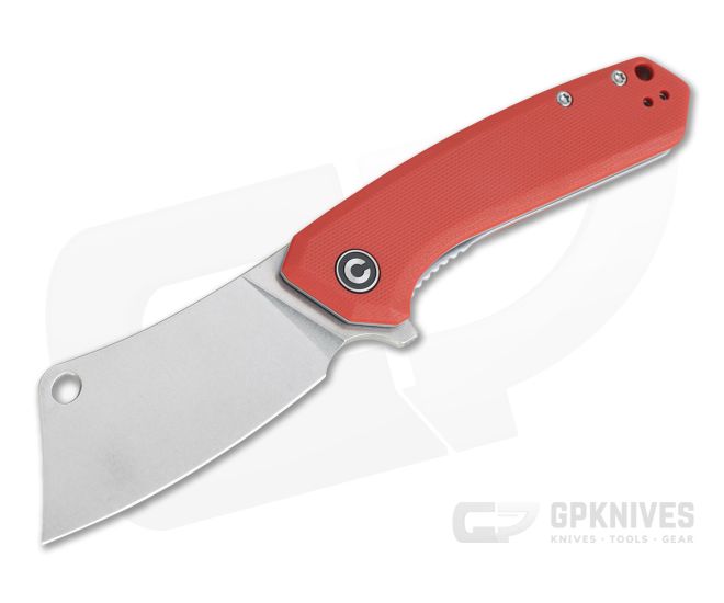 CIVIVI Mini Mastodon C2011B Red G10 9Cr18MoV Stainless Steel Liner Lock Flipper - CV-C2011B