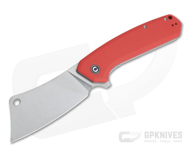 CIVIVI Mastodon C2012B Red G10 9Cr18MoV Stainless Steel Liner Lock Flipper - CV-C2012B