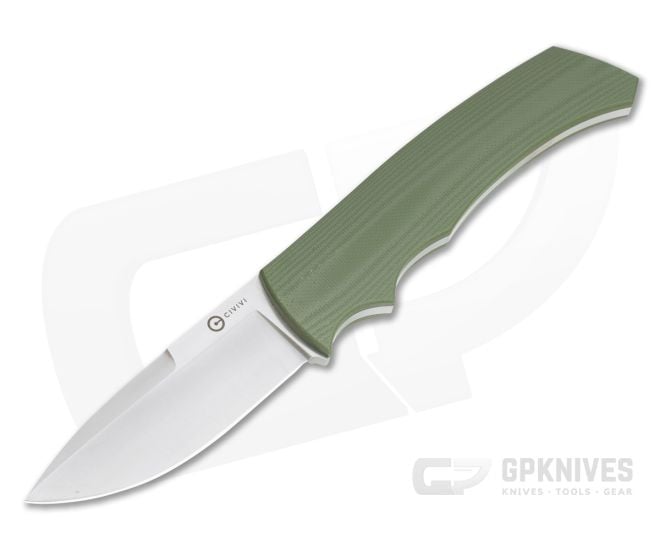CIVIVI M2 Backup C2016B Alex Weese Satin D2 OD Green G10 Fixed Blade - CV-C2016B