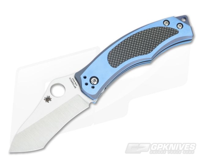Spyderco Vrango Gents Folding Knife Henningsson C201TIBLP - SP-C201TIBLP