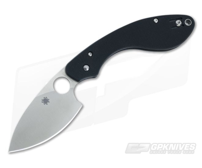 Spyderco Ouroboros Plain Black G-10 C207GP - SP-C207GP