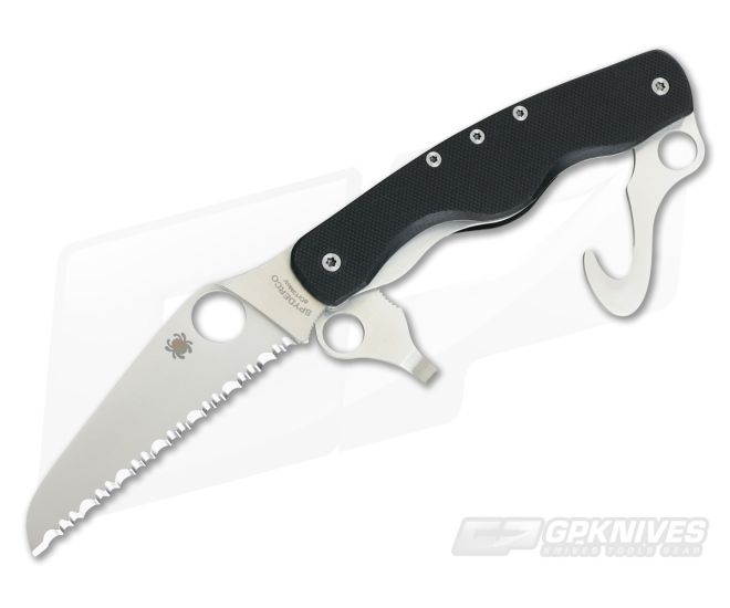 Spyderco Clipitool Rescue 3 Blade G10 Liner Lock Folder C209GS - SP-C209GS