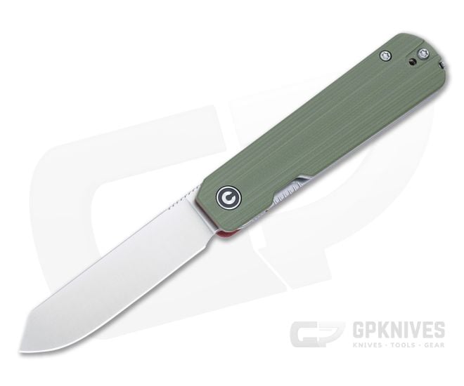 Civivi Sendy Green/Red G10 Liner Lock Flipper Knife C21004B-1 - CV-C21004B-1