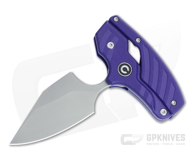 CIVIVI Typhoeus Purple Folding Push Dagger 14C28N Blade C21036-2 - CV-C21036-2