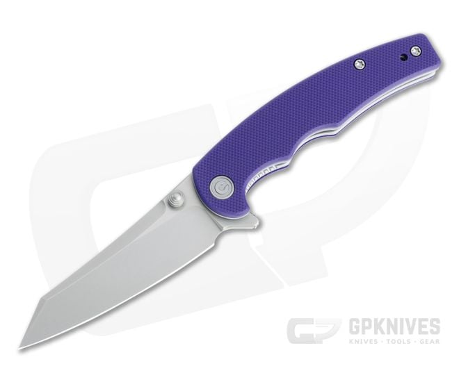 CIVIVI x Kaila Cumings P87 Folder Blasted Nitro-V Purple G10 Folding Knife C21043-2 - CV-C21043-2