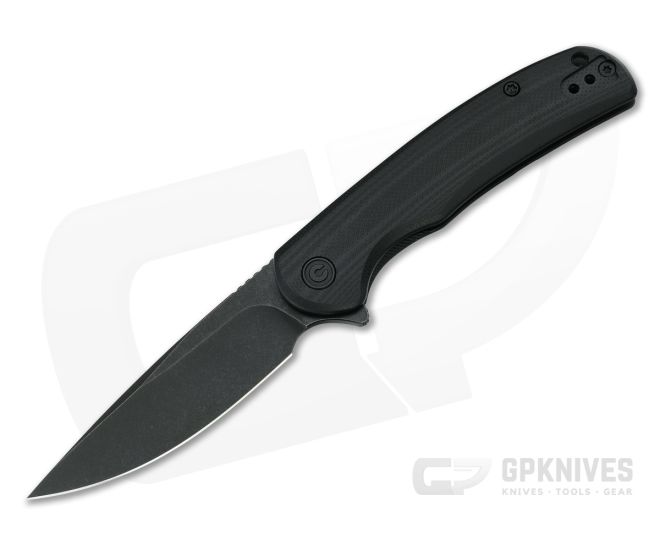 CIVIVI NOx Black Stonewashed Nitro-V Black G10 Frame Lock Flipper C2110C - CV-C2110C