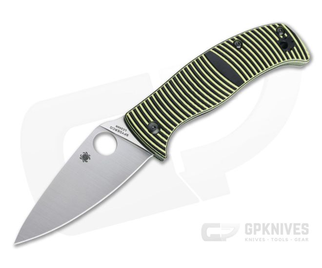 Spyderco Caribbean Salt Leaf Plain LC200N - SP-C217GP