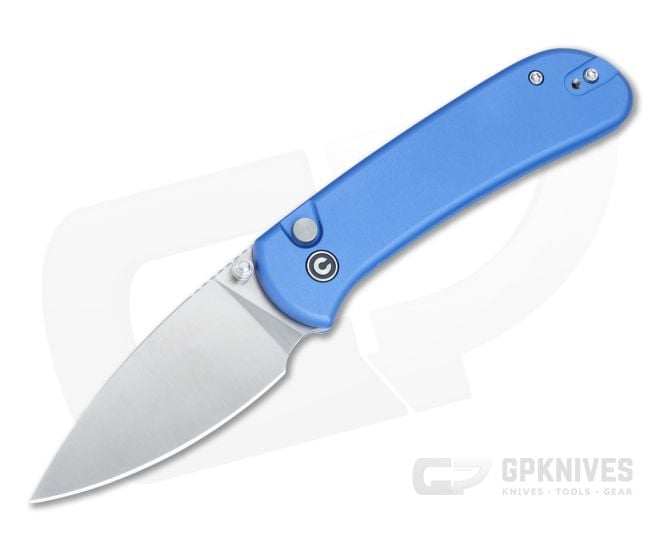 CIVIVI Qubit Blue Button Lock Pocket Knife C22030E-3 - CV-C22030E-3