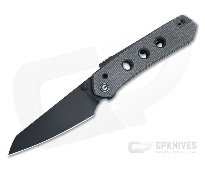 CIVIVI Vision FG Superlock Folder Dark Green Micarta Handles Black Nitro-V Modified Sheepsfoot Blade CV-C22036-3 - CV-C22036-3