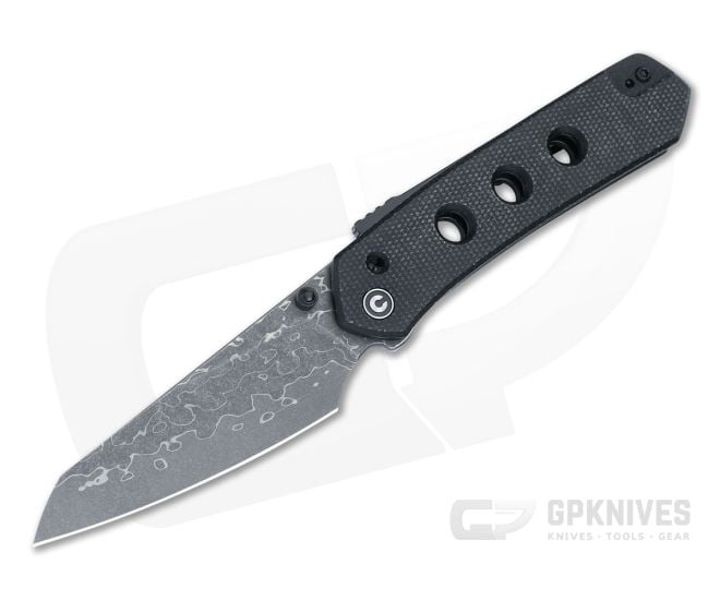 Civivi Vision FG Superlock Black Micarta Damascus Knife C22036-DS2 - CV-C22036-DS2