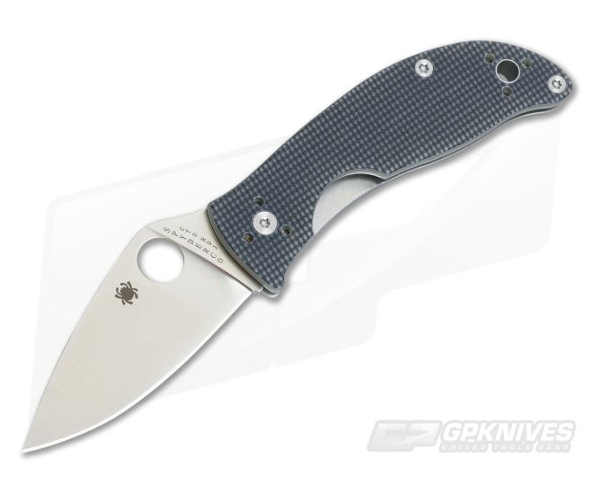 Spyderco Alcyone Gray G10 CTS-BD1 Folder C222GPGY - SP-C222GPGY