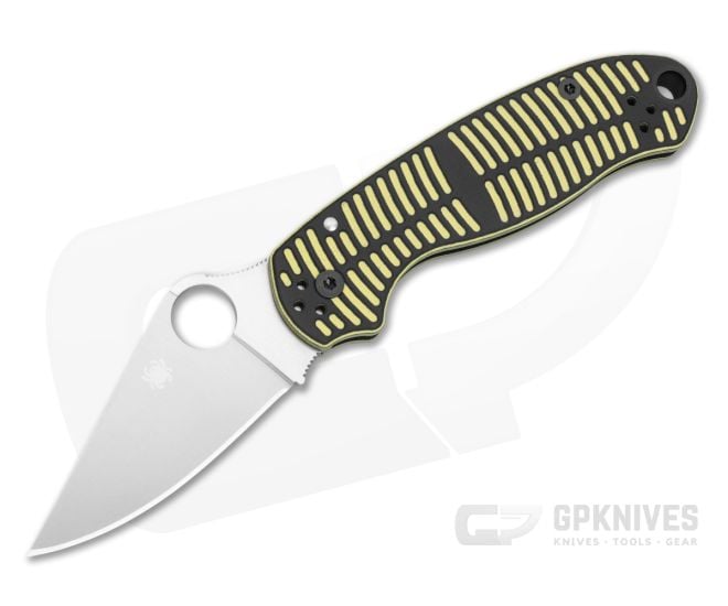 Spyderco Para 3 Salt MagnaCut Yellow/Black G10 - SP-C223GBKYLMCP