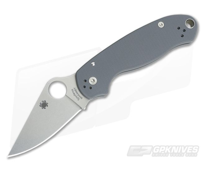 Spyderco Para 3 Maxamet Dark Gray G10 C223GPDGY - SP-C223GPDGY