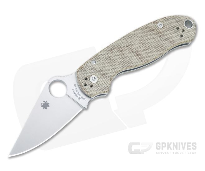 Spyderco Para 3 Cru-Wear Brown Micarta C223MPCW - SP-C223MPCW