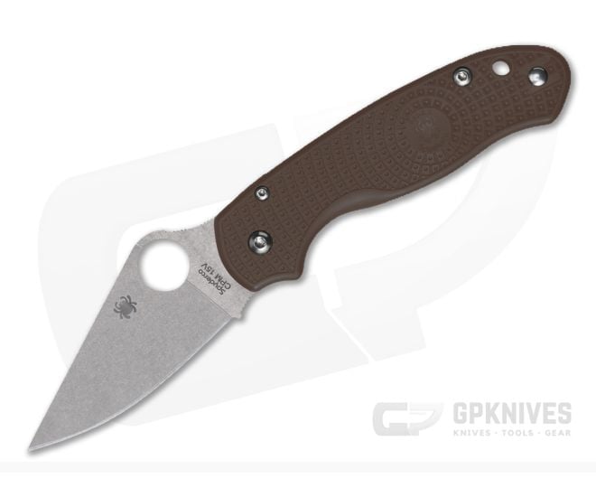 Spyderco Para 3 Lightweight Brown CPM-15V Sprint Run - SP-C223PBN15V