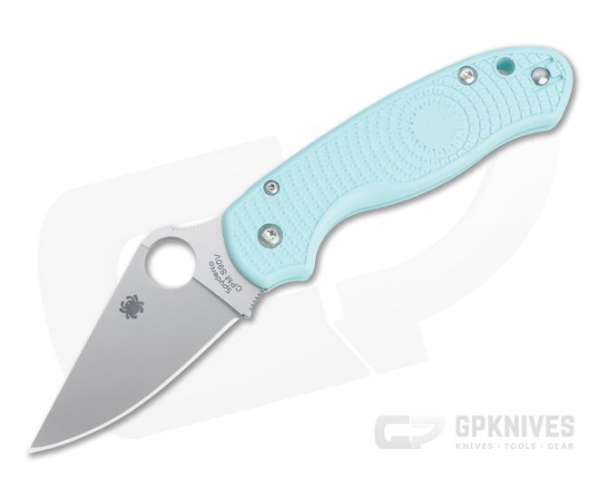Spyderco Para 3 Lightweight Limited Teal FRN Satin S90V Compression Lock Folder C223PTBL - SP-C223PTBL