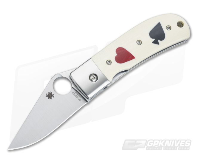 Spyderco One Eyed Jack A.T. Barr Bolstered G10 Liner Lock Folder C226GP - SP-C226GP