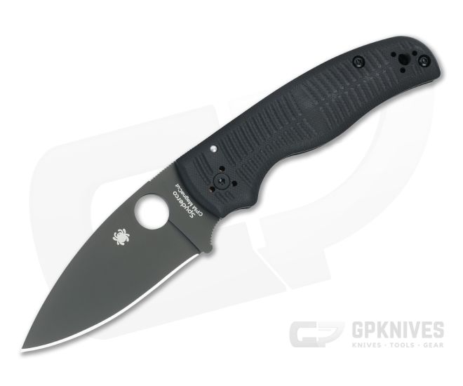 Spyderco Shaman Salt Black G-10 & MagnaCut - SP-C229GMCBKP