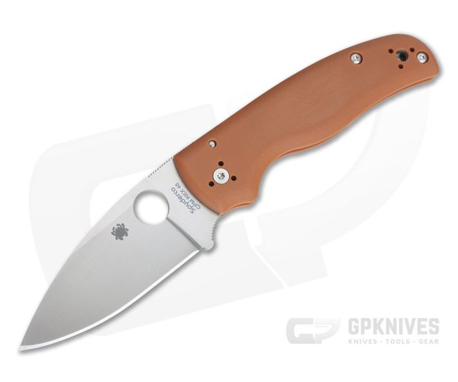 Spyderco Shaman Sprint Burnt Orange G10 CPM REX 45 Compression Lock C229GPBORE - SP-C229GPBORE