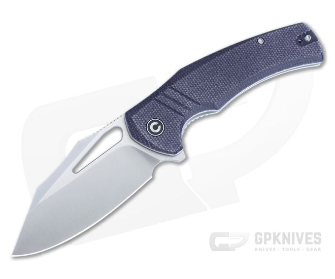 Civivi BullTusk Flipper Purple Micarta 14C28N Blade C23017-3 - CV-C23017-3