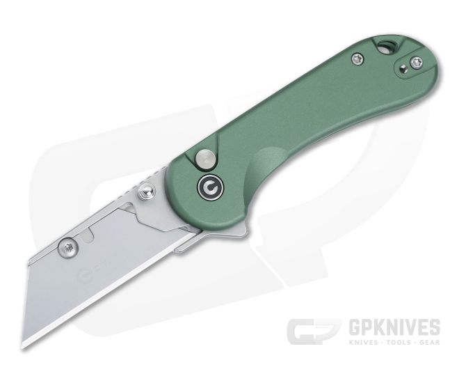 Civivi Elementum Utility Flipper Green Aluminum C23039B-3 - CV-C23039B-3